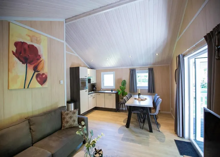 In Brabant With Cozy Covered Terrace Chalet *